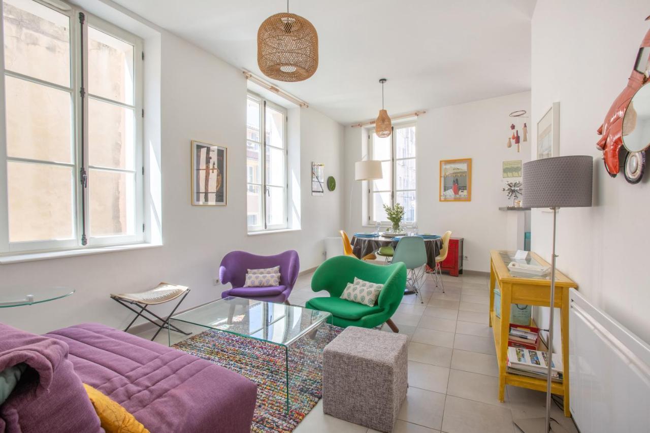 L'Olivier - Bel Appartement Au Calme A 2 Pas Du Vieux Port Marsilya Dış mekan fotoğraf